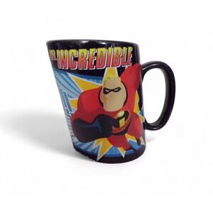 Mr. Incredible 20 oz Ceramic Slanted Coffee Mug Saving The Day Disney Store